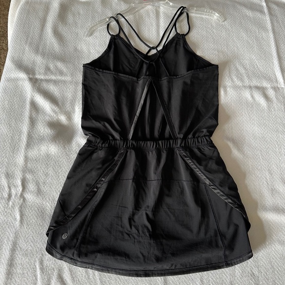 Lululemon Running Onesie, Romper, Tennis Dress, Coverup, Size 4, Black - Picture 10 of 15